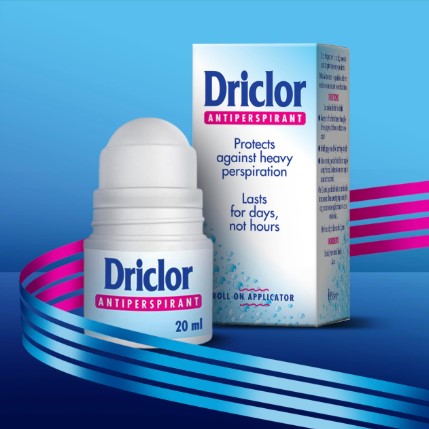 Driclor Antiperspirant Roll On Applicator 20ml