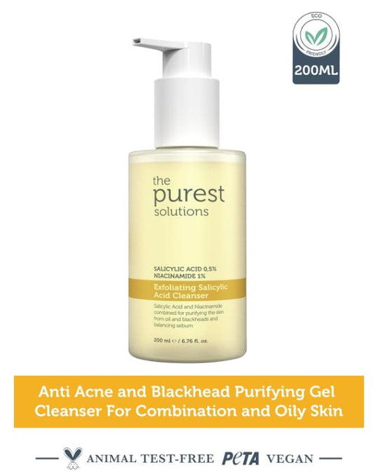 The Purest Solutions 0,5% Salicylic Acid + 1% Niacinamide Exfoliating Cleanser (6.76 fl. oz)