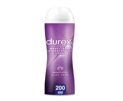 Durex Play Massage 2 In 1 Lubricant, Soothing, Aloe Vera- 200ml