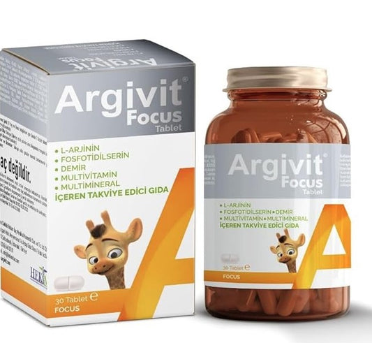 Argivit Focus Food Supplement 30 Tablets