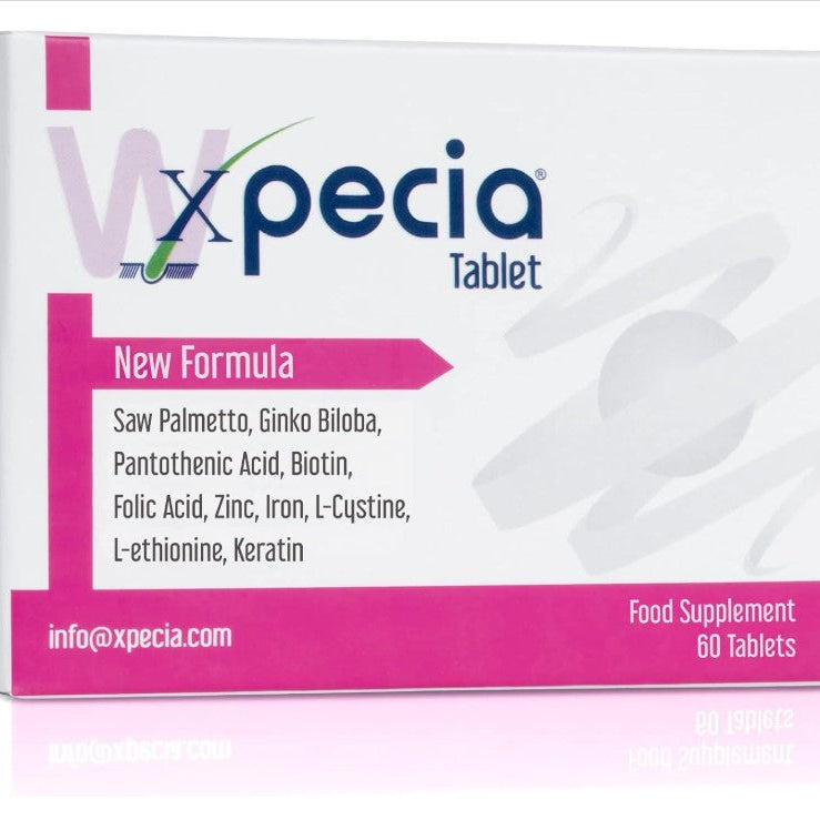 Xpecia FOR WOMEN ANTI HAIR LOSS & DHT BLOCKER & NEW HAIR GROWTH FORMULA (60 Tablets)