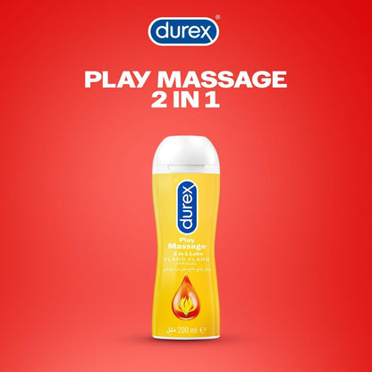 Durex Play Massage 2 in 1 Lubricant, Sensual, Ylang Ylang- 200ml